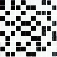 Мозаїка керамічна Kotto Ceramica GM 4001 C2 black/white 300 х 300 х 4 ( 25 х 25 )