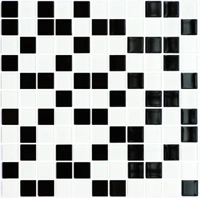 Мозаика керамическая Kotto Ceramica GM 4001 C2 black/white  300 х 300 х 4   ( 25 х 25 )
