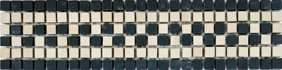 Мозаика из керамогранита Kotto Ceramica MI7 K060803 Lviv Legends фриз Beige/Nero