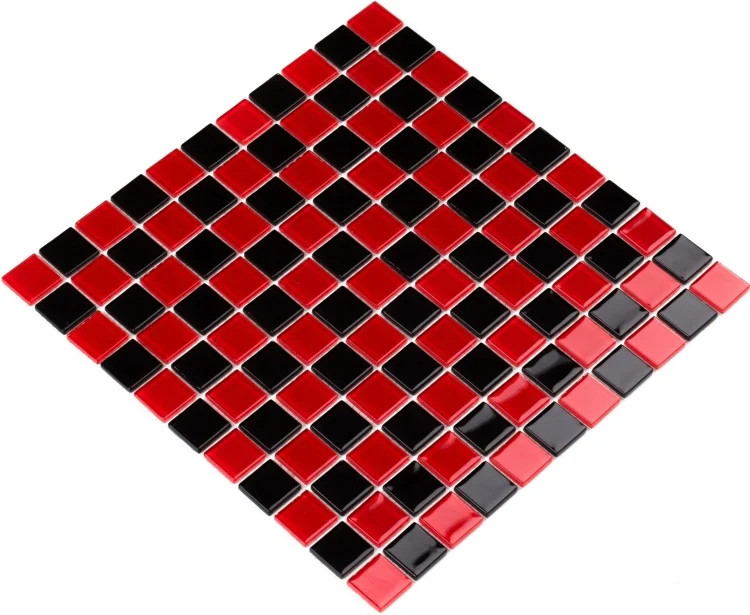 Мозаика керамическая Kotto Ceramica GM 4003 CC black/red m 300 х 300 х 4   ( 25 х 25 )