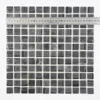 Мозаика стеклянная CEMENTO GREY AquaMo