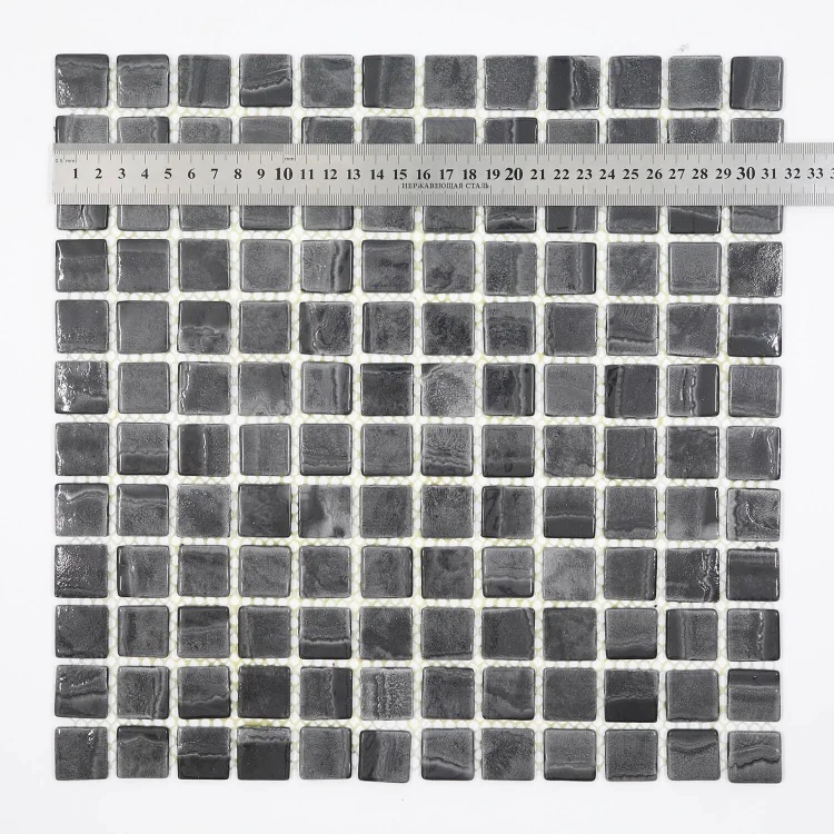 Мозаика стеклянная CEMENTO GREY AquaMo
