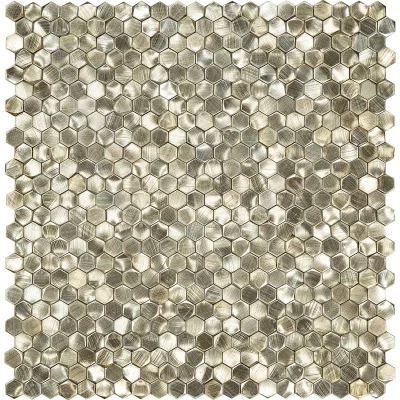 Мозаика металлическая V-MOS LB005-1 Gold Small Metal Mozaico De Lux