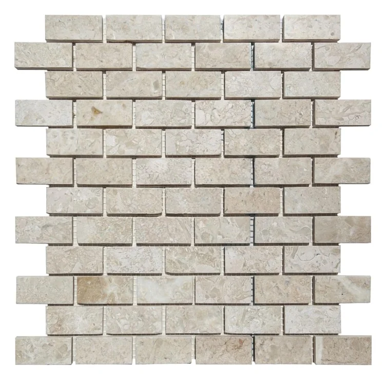 Мозаика из мрамора Полированная МКР-11П (47x23) Victoria Beige