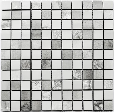 Мозаїка керамічна Kotto Ceramica СМ 3021 C3 impresion/gray/white 300 х 300 х 9 ( 25 х 25 )