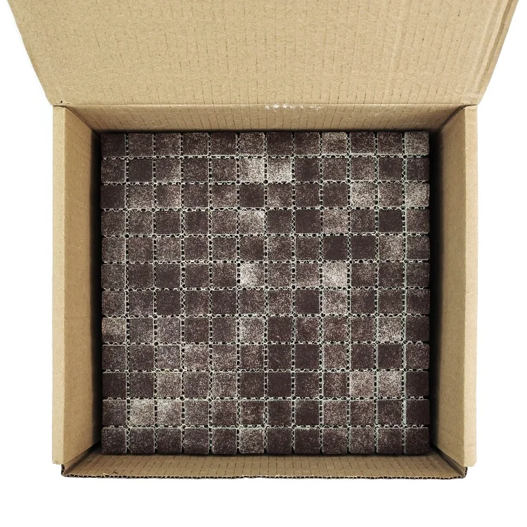 Стеклянная мозаика PW25207 ANTI DARK BROWN