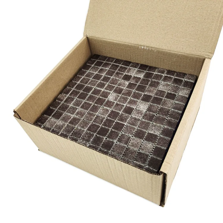 Стеклянная мозаика PW25207 ANTI DARK BROWN
