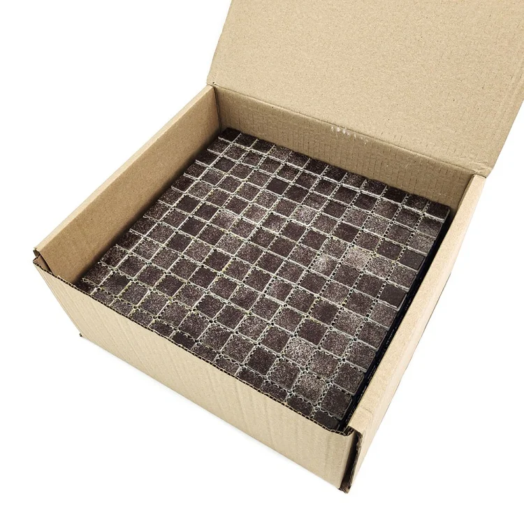 Мозаика стеклянная PW25207 DARK BROWN