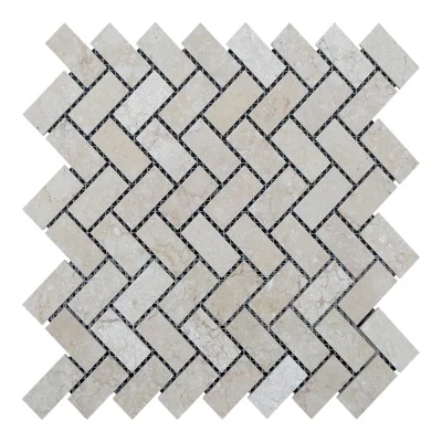 Мозаїка з мармуру Полірована МКР-5П (47x23) Beige Mix Cr S