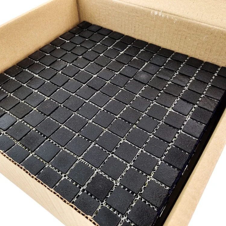 Мозаїка зі скла CONCRETE BLACK