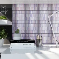 Мозаїка з керамограніту Kotto Ceramica MI7 10500507C Lavanda 300 x 300 х 10 (прямокутник 10 x 50)