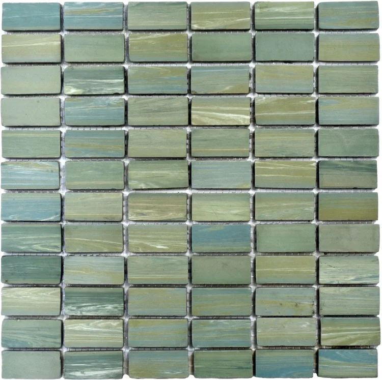 Мозаїка з керамограніту Kotto Ceramica MI7 23460103C Terra Verde 300 x 300 х 7 (прямокутник 23 x 46)