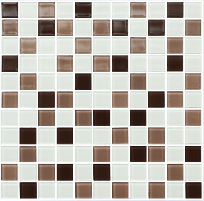 Мозаика керамическая Kotto Ceramica GM 4035 C3 coffe m/coffe w/white  300 х 300 х 4   ( 25 х 25 )