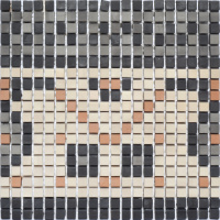 Мозаїка з керамограніту Kotto Ceramica MI7 K060705 Lviv Legends фриз Beige/Focato/Buchero/Nero