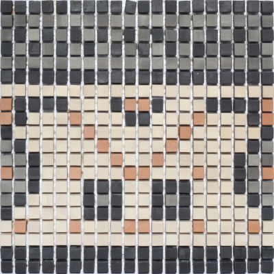 Мозаїка з керамограніту Kotto Ceramica MI7 K060705 Lviv Legends фриз Beige/Focato/Buchero/Nero