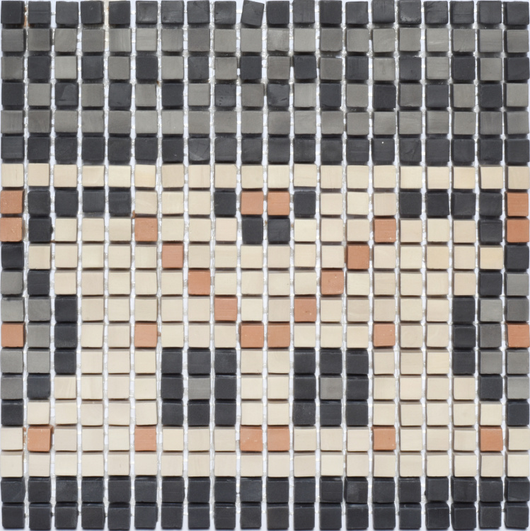 Мозаїка з керамограніту Kotto Ceramica MI7 K060705 Lviv Legends фриз Beige/Focato/Buchero/Nero
