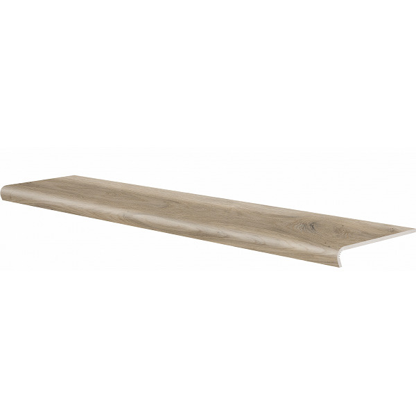 Ступенька из керамогранита Stopnica V-Shape Acero Sabbia серая 10x1202x320 мм