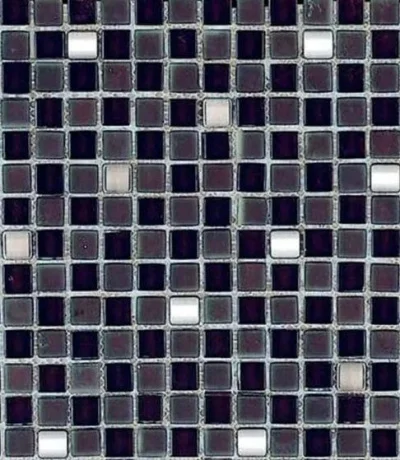 Мозаика Dune Eclipse 30*30 серая черная
