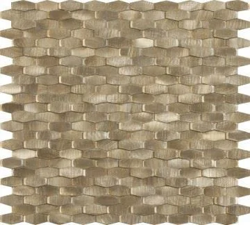 Мозаика Dune Halley Gold 28.4*30 золотая металлическая