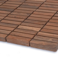 Мозаика из керамогранита Kotto Ceramica MI7 10500516C Noce  300 x 300 х 10  ( прямоугольник 10 x 50 )