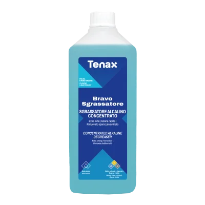 Очиститель Tenax Bravo Sgrassatore 1 л щелочной от жировых и синтетических загрязнений из камня кварца керамики