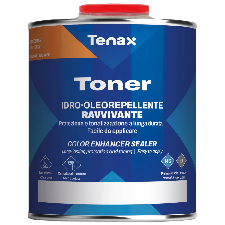 Просочення захисне Tenax Toner 5 л, водо-масло-брудовідштовхувальне, тонуюче, для каменю і кварцу на кухні