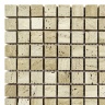 Мозаїка з травертину Матова МКР-4СН (15x15) Travertine Classic