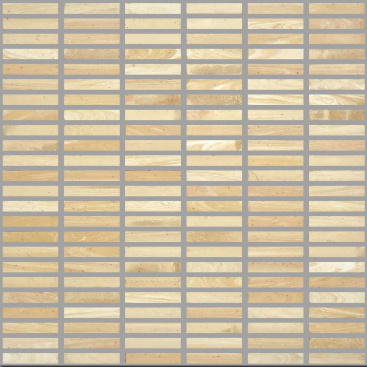 Мозаика из керамогранита Kotto Ceramica MI7 10500518C Solare    300 x 300 х 10  ( прямоугольник 10 x 50 )