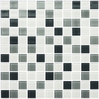Мозаика керамическая Kotto Ceramica GM 4043 C3 Steel d/Steel m/white  300 х 300 х 4   ( 25 х 25 )