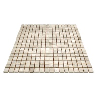 Мозаика из мрамора Матовая МКР-4СН (15x15) Victoria Beige МВ