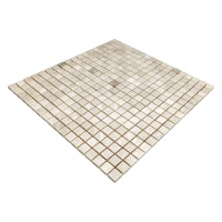 Мозаика из мрамора Матовая МКР-4СН (15x15) Victoria Beige МВ