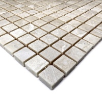 Мозаика из мрамора Матовая МКР-4СН (15x15) Victoria Beige МВ