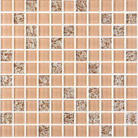Мозаїка керамічна Kotto Ceramica GM 8003 C2 Beige gold S1/Beige white/300 х 300 х 8 ( 25 х 25 )