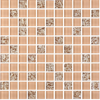 Мозаїка керамічна Kotto Ceramica GM 8003 C2 Beige gold S1/Beige white/300 х 300 х 8 ( 25 х 25 )