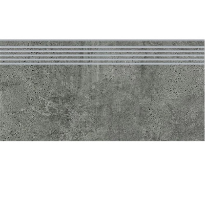 Сходинка з керамограніту Newstone Graphite Steptread графітова (8x598x298 мм)