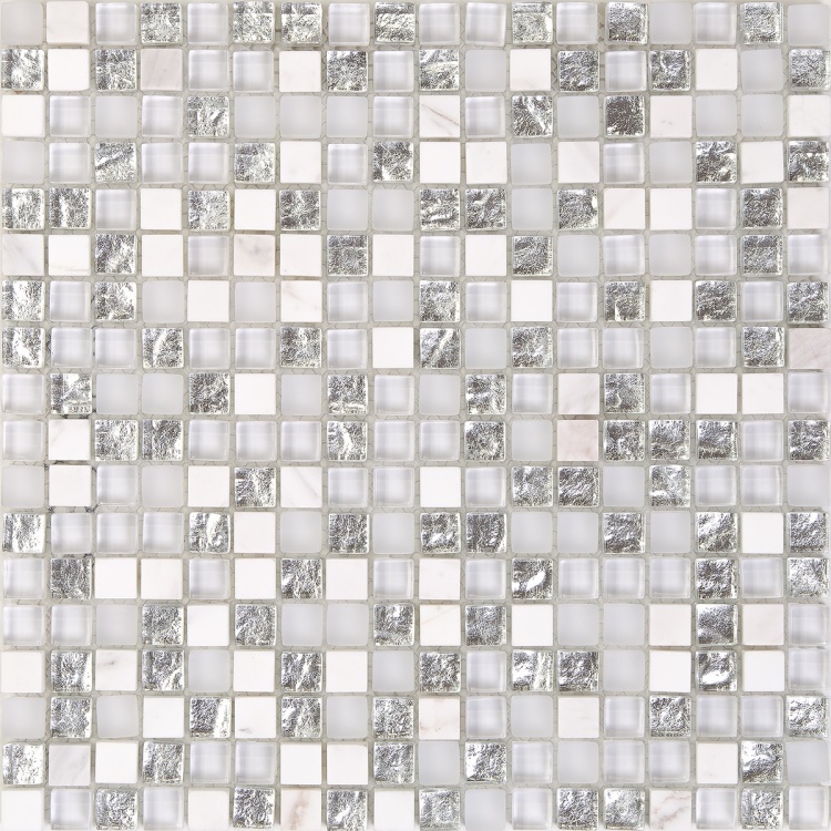 Мозаика стеклянная T-MOS DF01+G01+ARISTON Mozaico De Lux