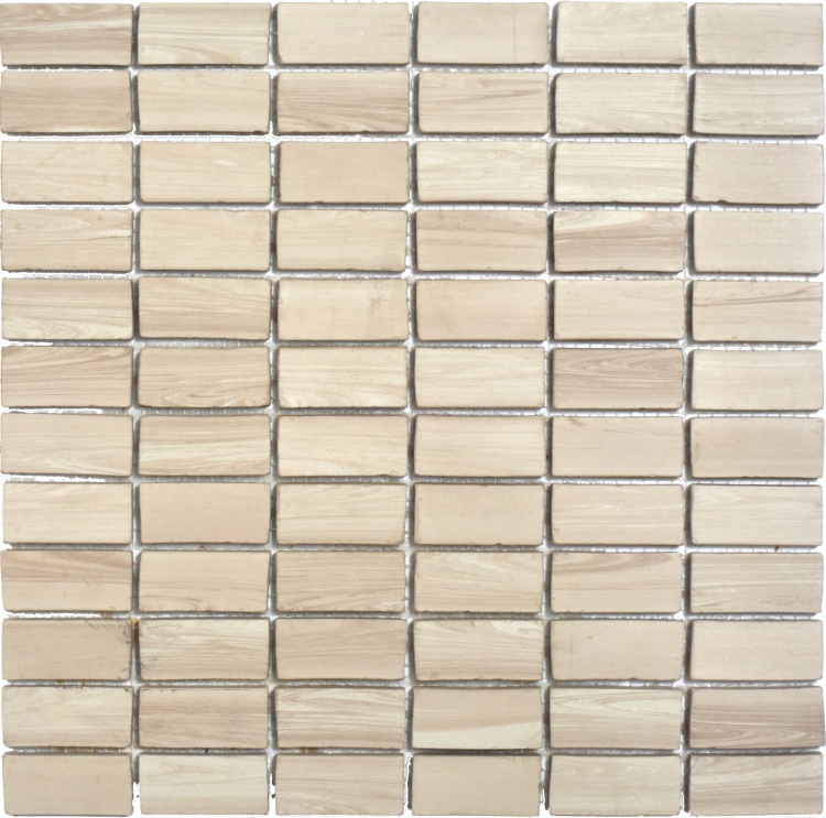 Мозаика из керамогранита Kotto Ceramica MI7 23460113C Sabbia 300 x 300 х 7 (прямоугольник 23 x 46)
