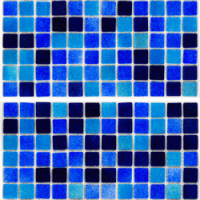 Мозаїка скляна АкваМо MX25-2-02-03-04 синьо-голуба розтяжка градієнт 1912x317x4 мм в душеву сауну спа хамам Мозаїка скляна АкваМо MX25-2-02-03-04 синьо-голуба розтяжка градієнт 1912x317x4 мм в душеву сауну спа хамам