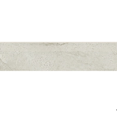 Сходинка з керамограніту Newstone White Steptread біла (8x1198x298 мм)