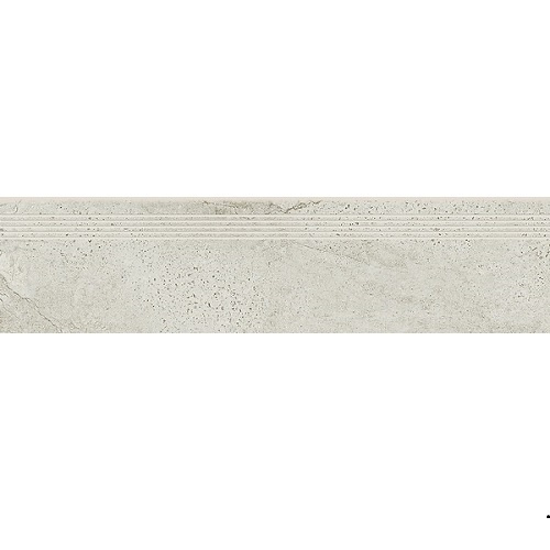 Сходинка з керамограніту Newstone White Steptread біла (8x1198x298 мм)
