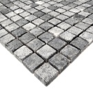 Мозаїка з мармуру Матова МКР-4СН (15x15) Black