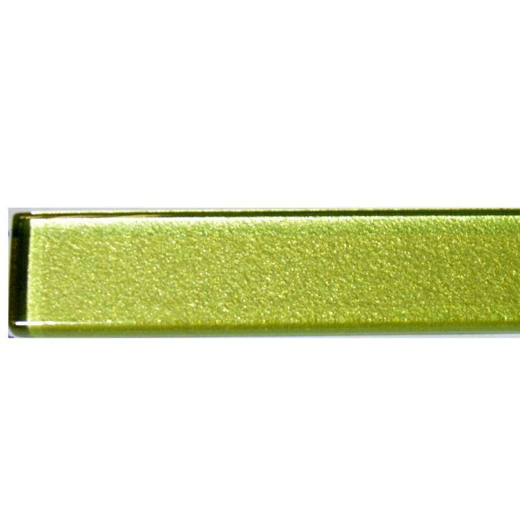 Фриз стеклянный Kotto Ceramica GF 4027 lime silver  25 х 400 х 8