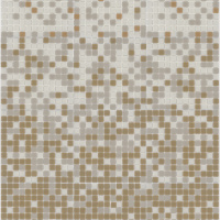 Мозаїка скляна АкваМо MX25-1-01-19-20 бежево-біла розтяжка градієнт 1912x317x4 мм в басейн хамам ванну сауну