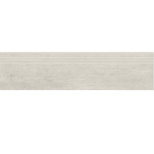 Сходинка з керамограніту Grava White Steptread біла (8x1198x298 мм)