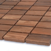 Мозаїка з керамограніту Kotto Ceramica MI7 23460116C Noce 300 x 300 х 7 (прямокутник 23 x 46)