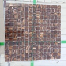 Мозаїка скляна V-MOS JD005 DARK GOLDSTONE Mozaico De Lux