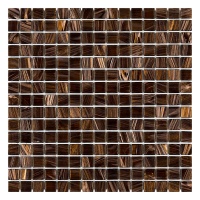 Мозаика стеклянная V-MOS JD005 Dark Goldstone Mozaico De Lux