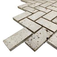 Мозаика из травертина Матовая МКР-5СН (47x23) Travertine Classic