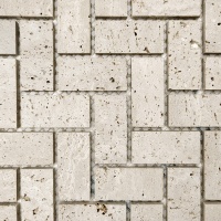 Мозаика из травертина Матовая МКР-5СН (47x23) Travertine Classic