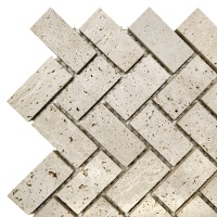 Мозаика из травертина Матовая МКР-5СН (47x23) Travertine Classic